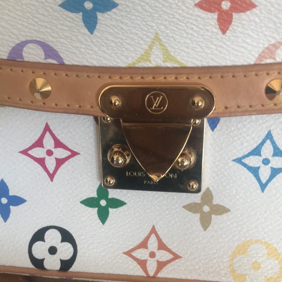 💎✨ COLLECTABLE ✨💎 MULTICOLOR CROSSBODY LOUIS VUITTON SOLOGE - Picture 4 of 15